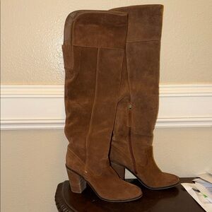 Dolce Vita Brown Suede Over the Knee Boots